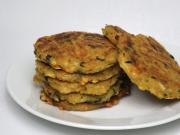 Celery pancakes with cheese