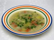 Groats soup with vegetables