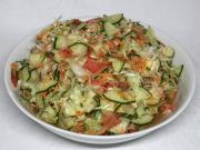 Crispy vegetable salad
