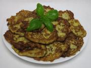 Potato pancakes with cauliflower and broccoli