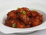 Cauliflower in manchurian sauce