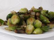 Brussels sprouts with mushrooms