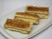 Peanut sandwiches from puff pastry