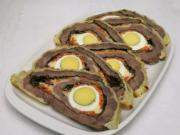 Spring meat roulade