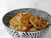 Fried lotus root